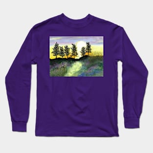 Southern Pine Sunset Long Sleeve T-Shirt